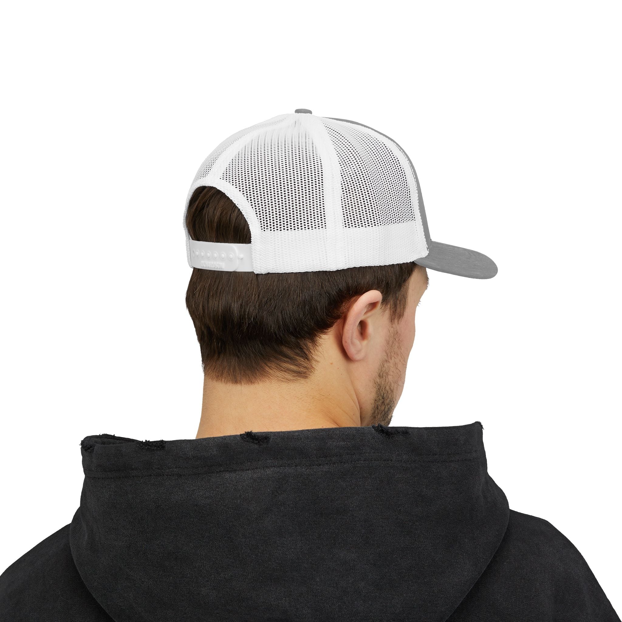 Stylish KP Snapback Trucker Cap - Trendy Black Hat for Everyday Wear