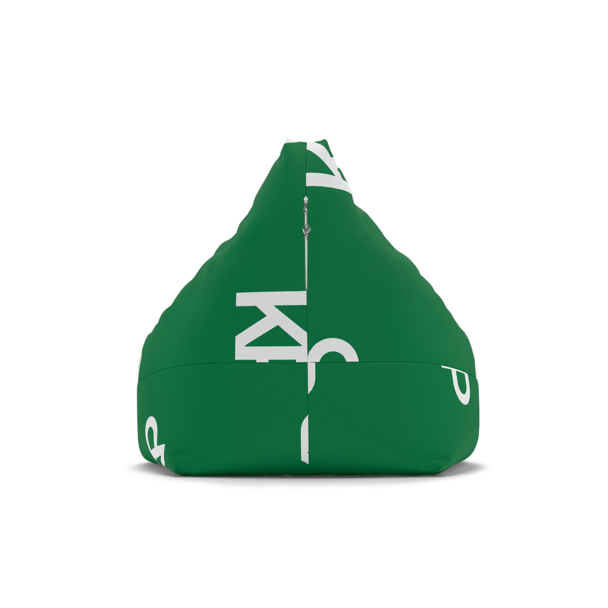 Stylish Green Bean Bag Chair Cover - Modern Home Decor