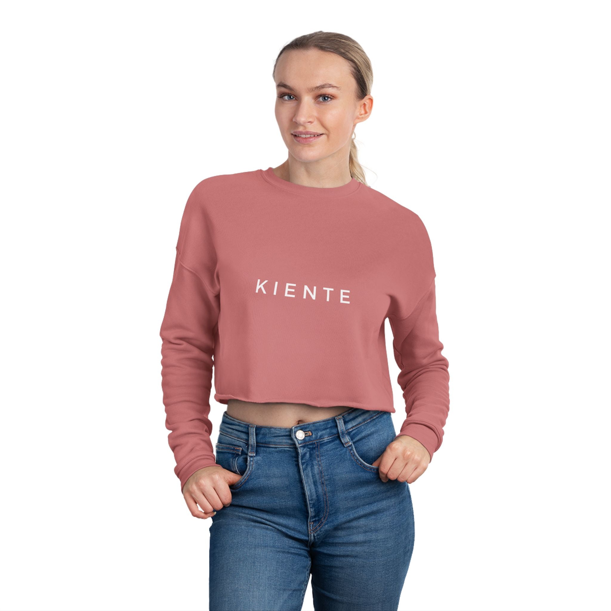 Trendy Women's Cropped Sweatshirt - KIENE Style for Casual Outfits