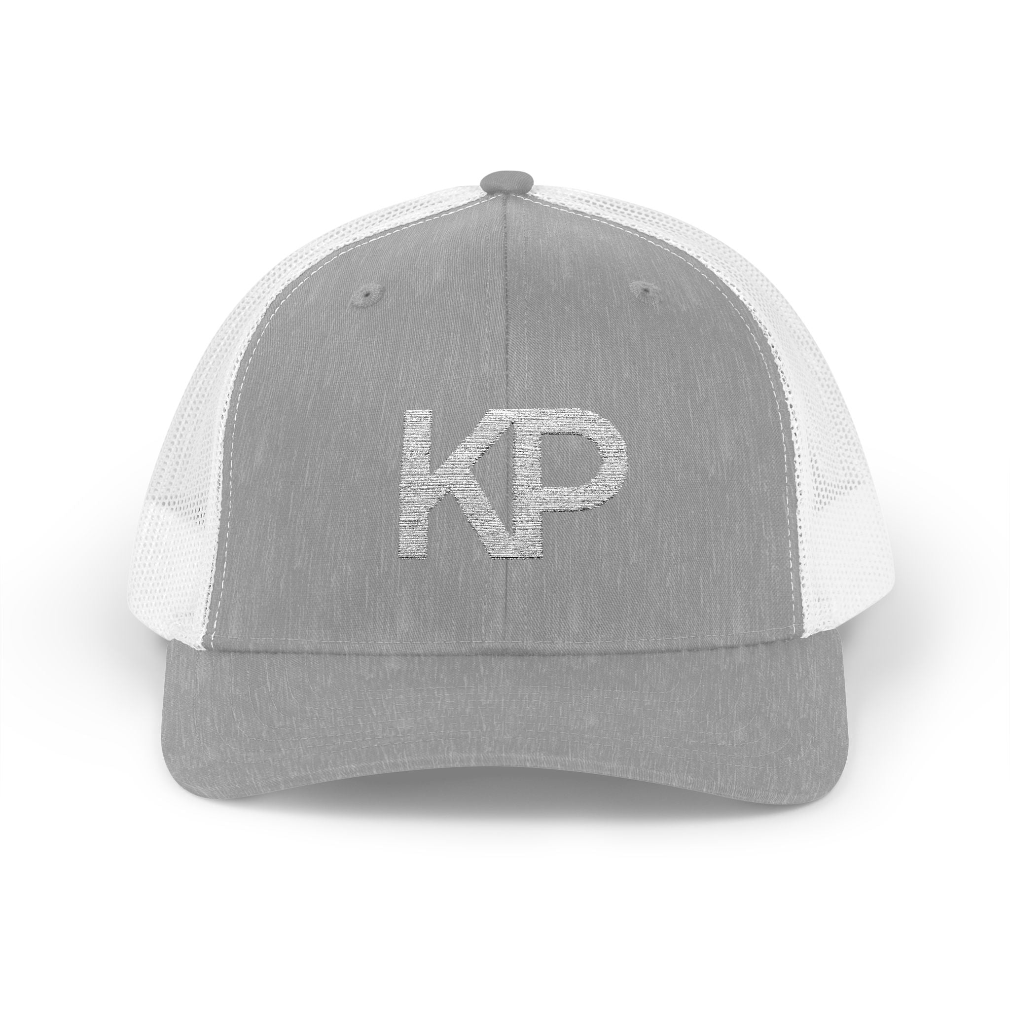 Stylish KP Snapback Trucker Cap - Trendy Black Hat for Everyday Wear