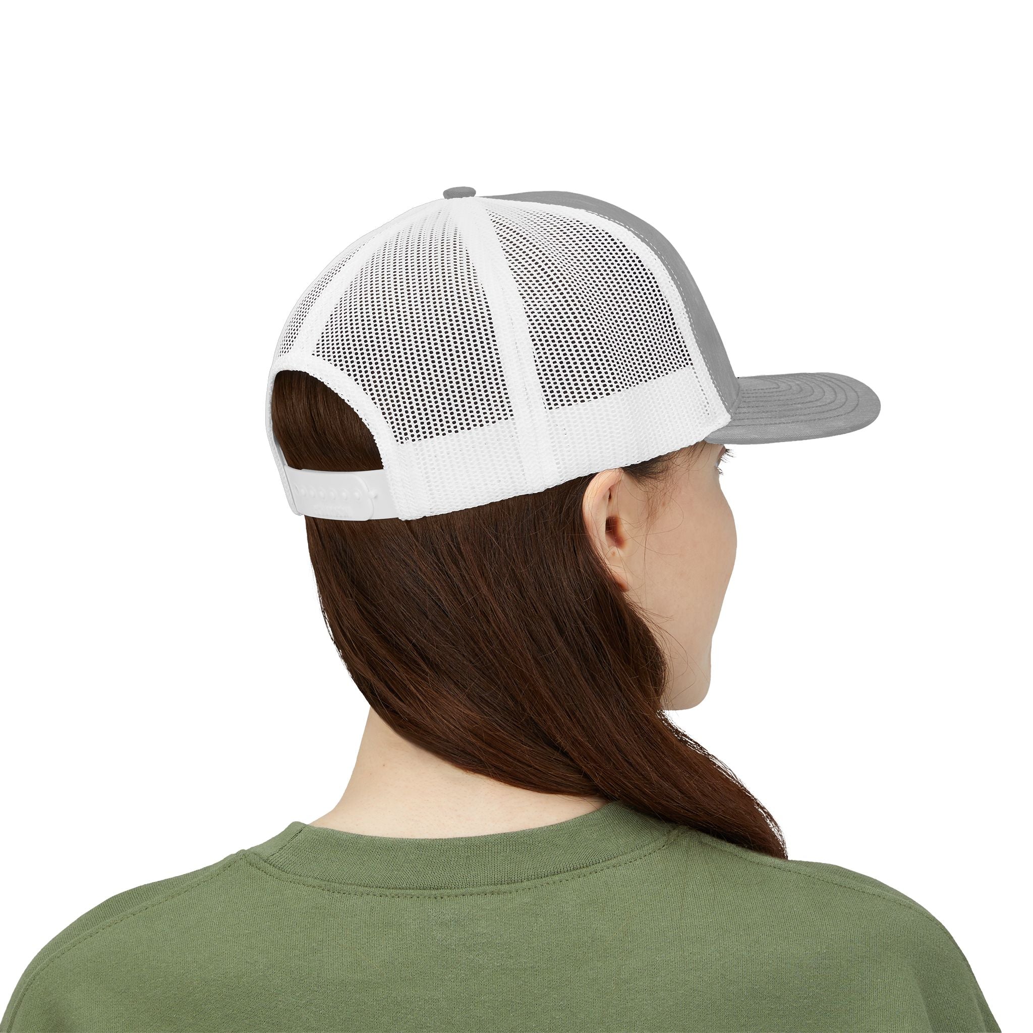Stylish KP Snapback Trucker Cap - Trendy Black Hat for Everyday Wear