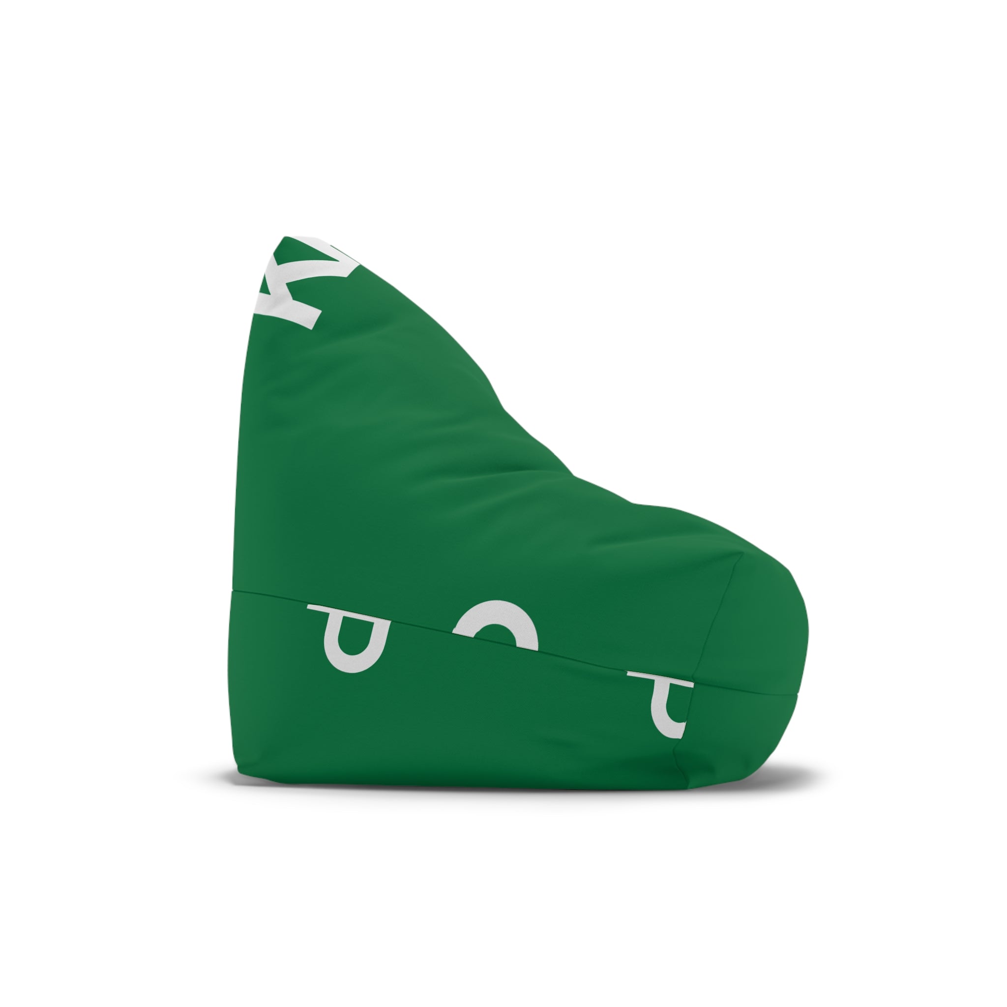 Stylish Green Bean Bag Chair Cover - Modern Home Decor