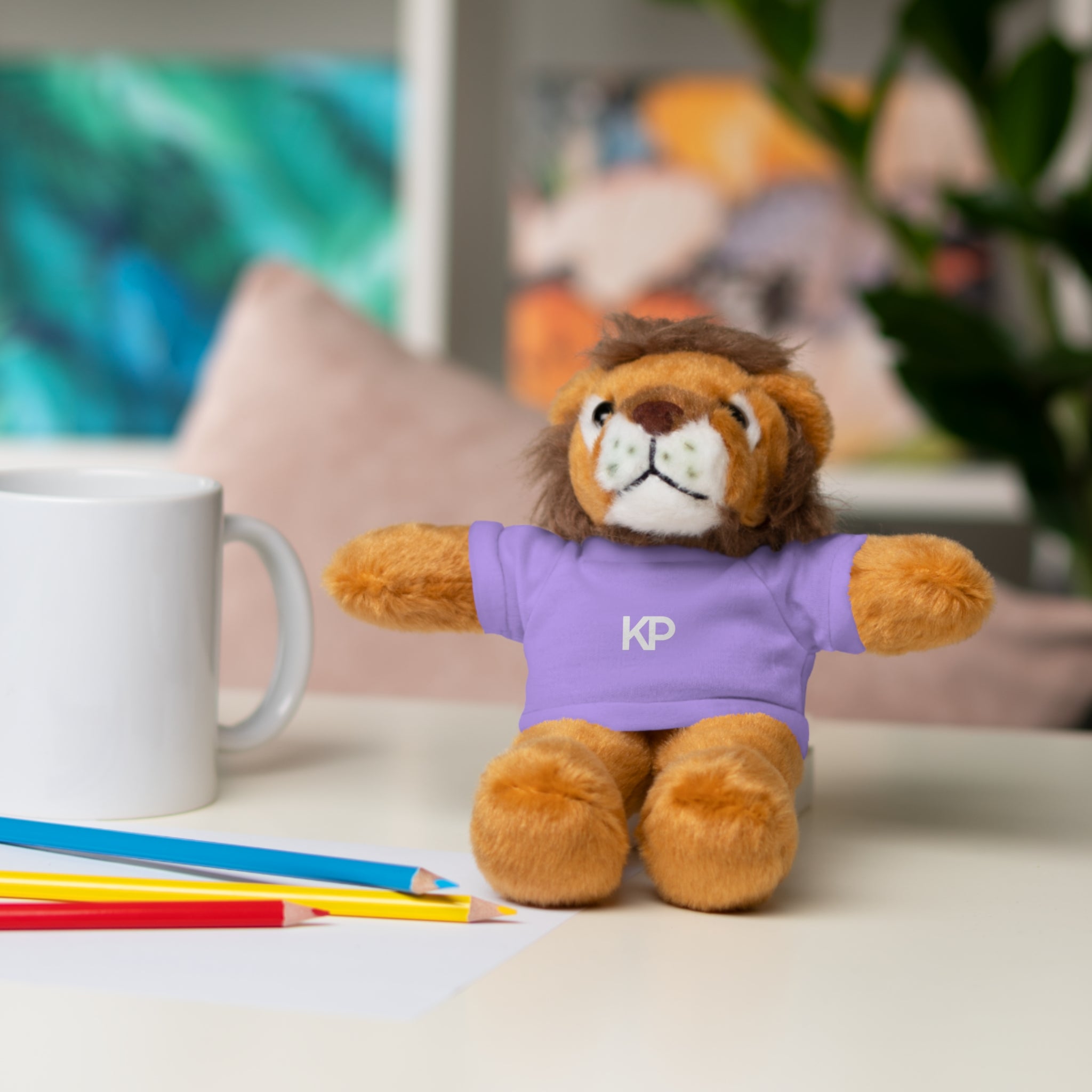 Customizable Stuffed Animal with T-Shirt - Adorable Gift for Kids