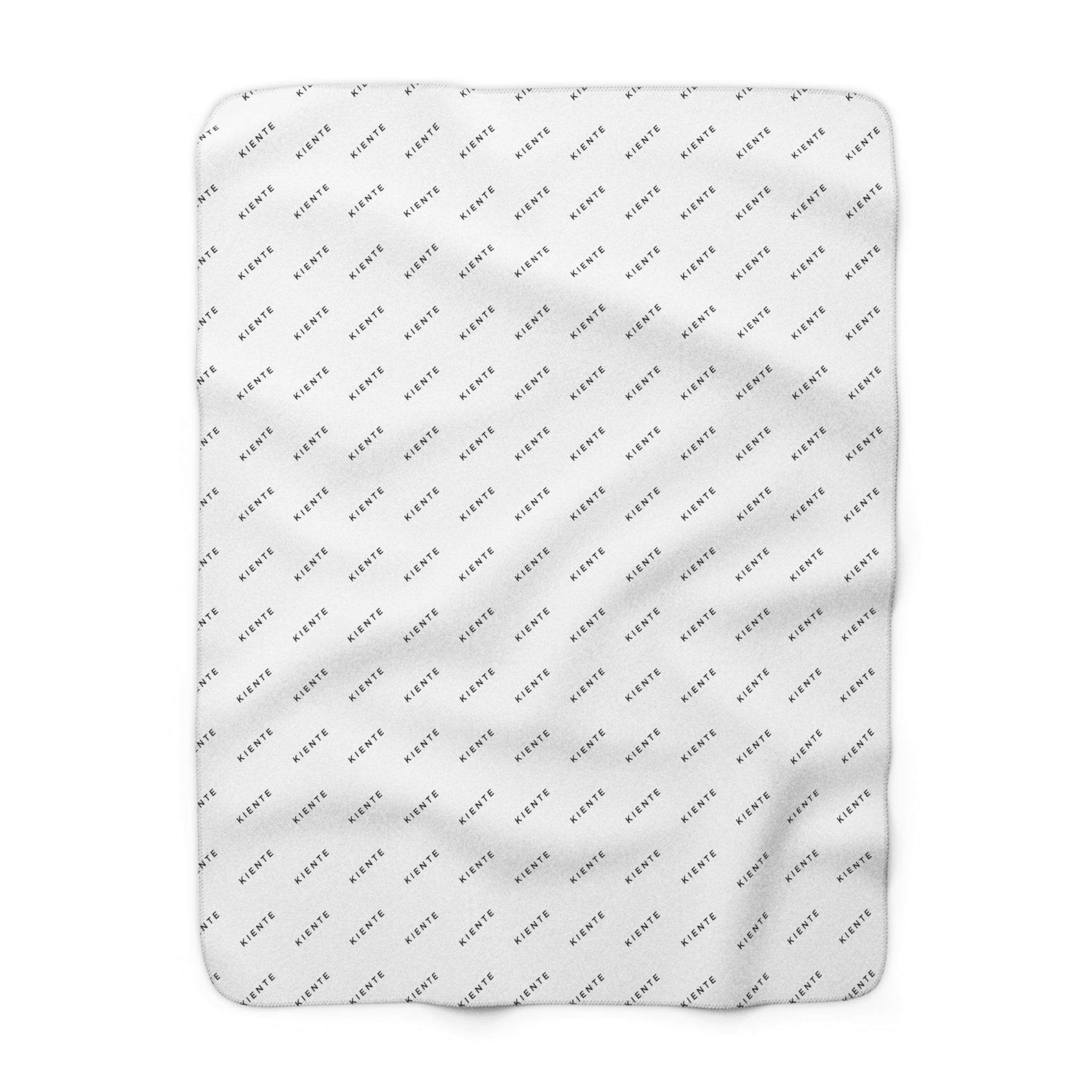 Cozy Sherpa Fleece Blanket with Modern Minimalist Design