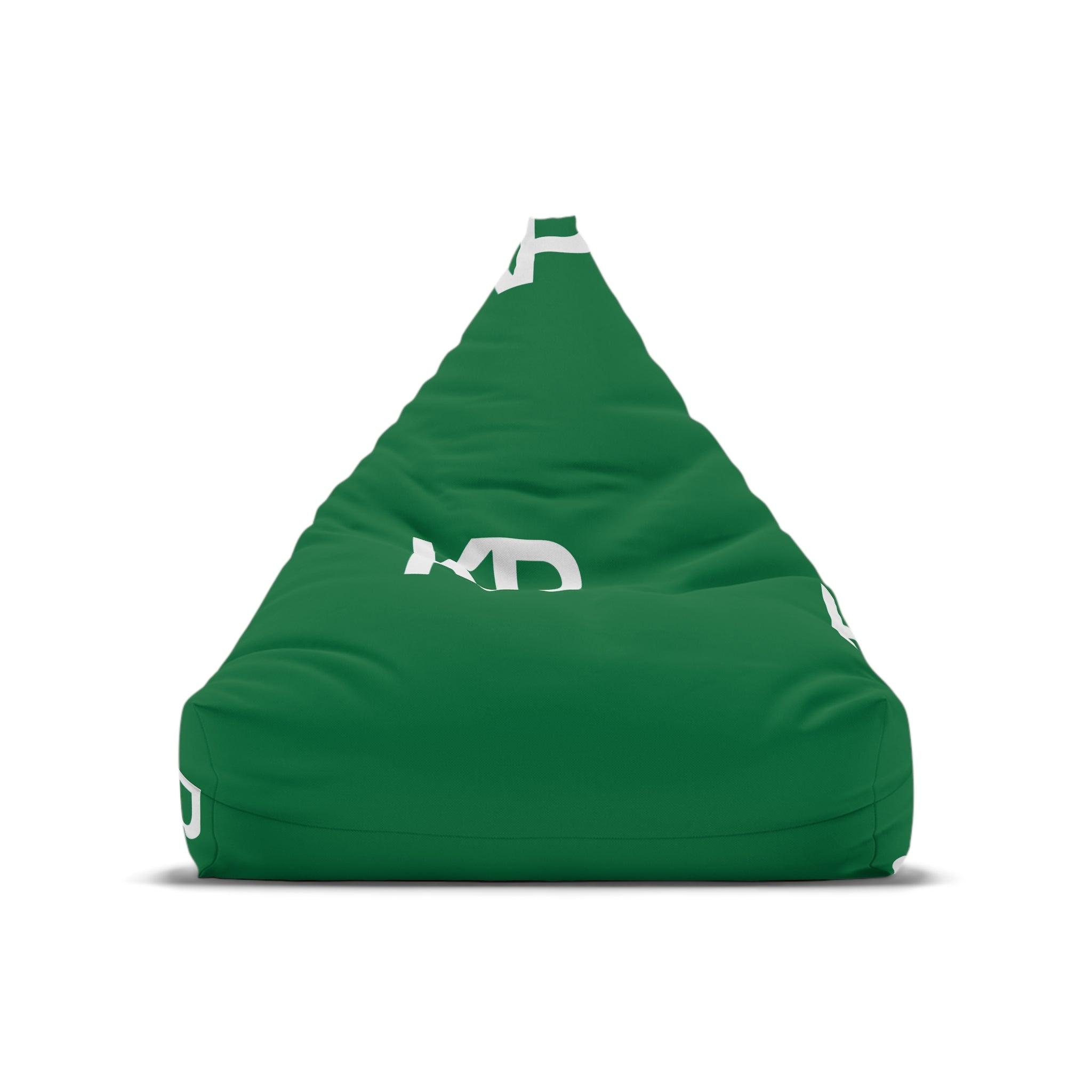 Stylish Green Bean Bag Chair Cover - Modern Home Decor