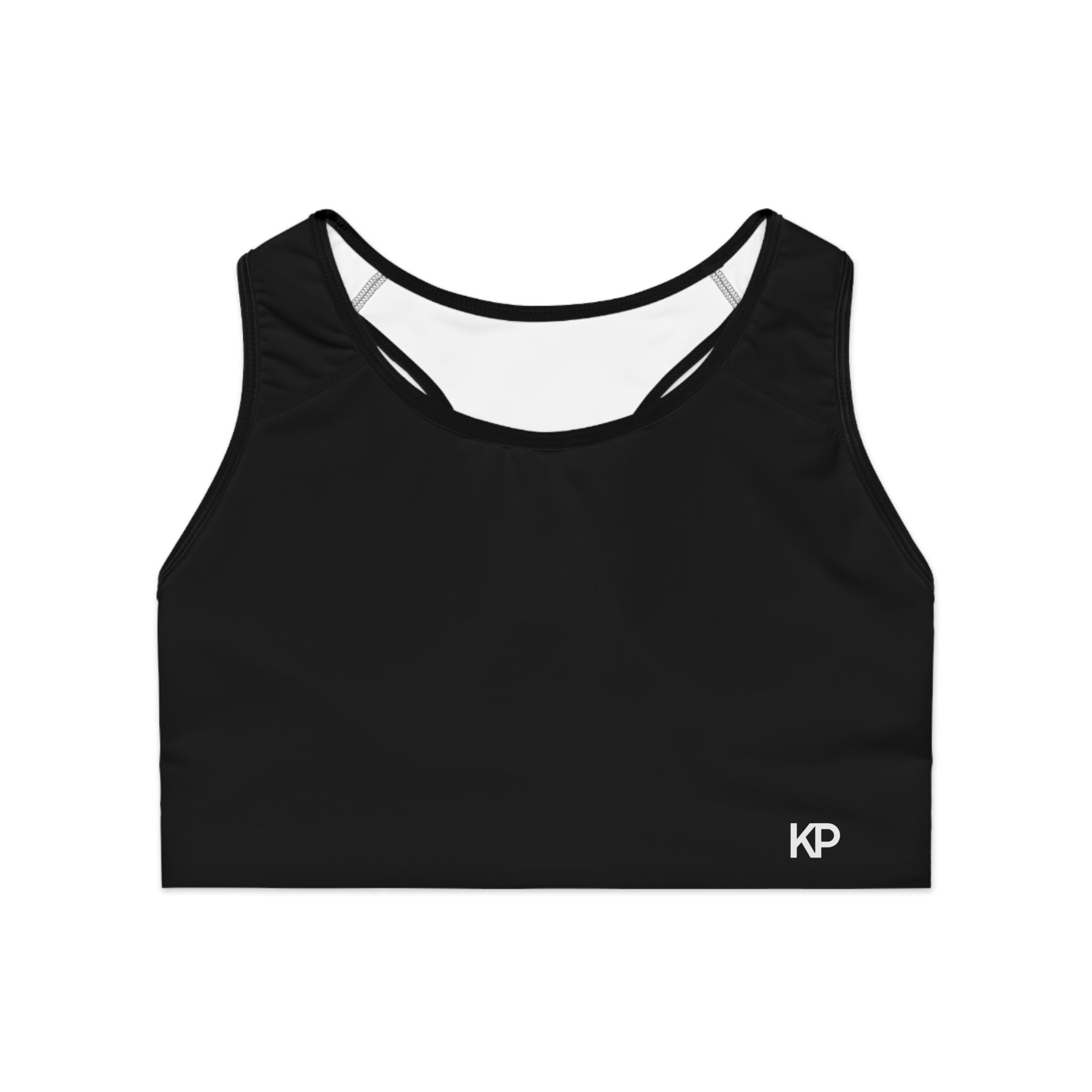 Chic Black Sports Bra for Active Women – Comfort & Style for Every Workout