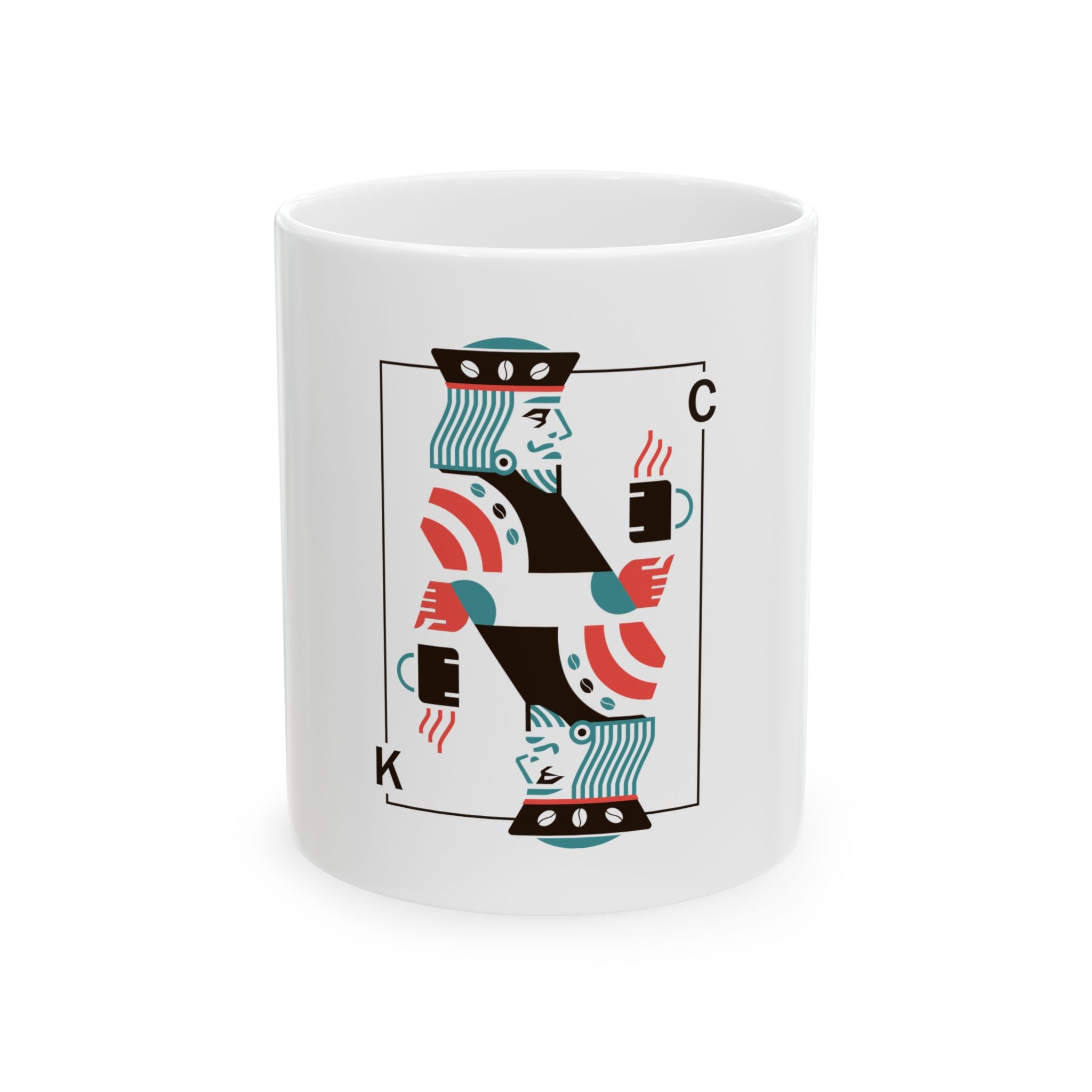 King of Coffee Ceramic Mug - Unique 11oz & 15oz Designs