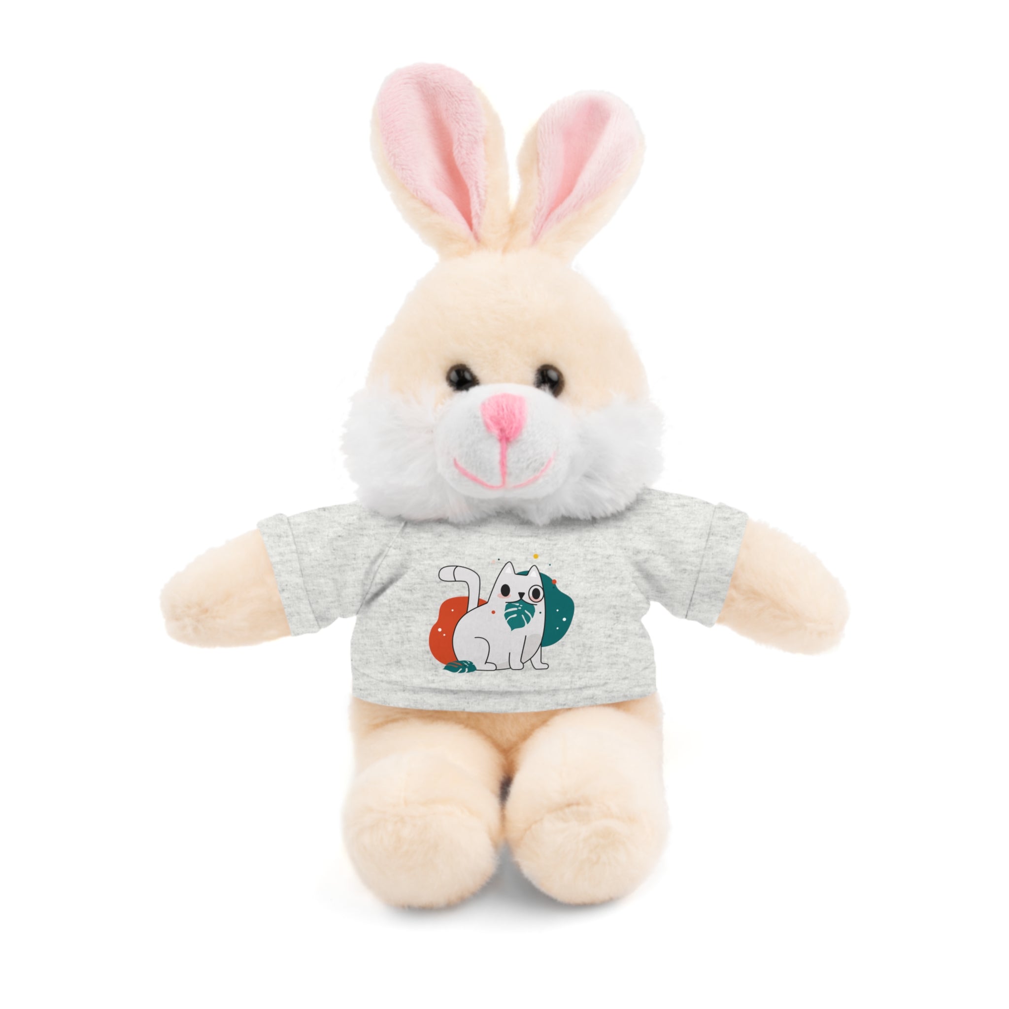 Customizable Stuffed Animal with T-Shirt - Adorable Gift for Kids