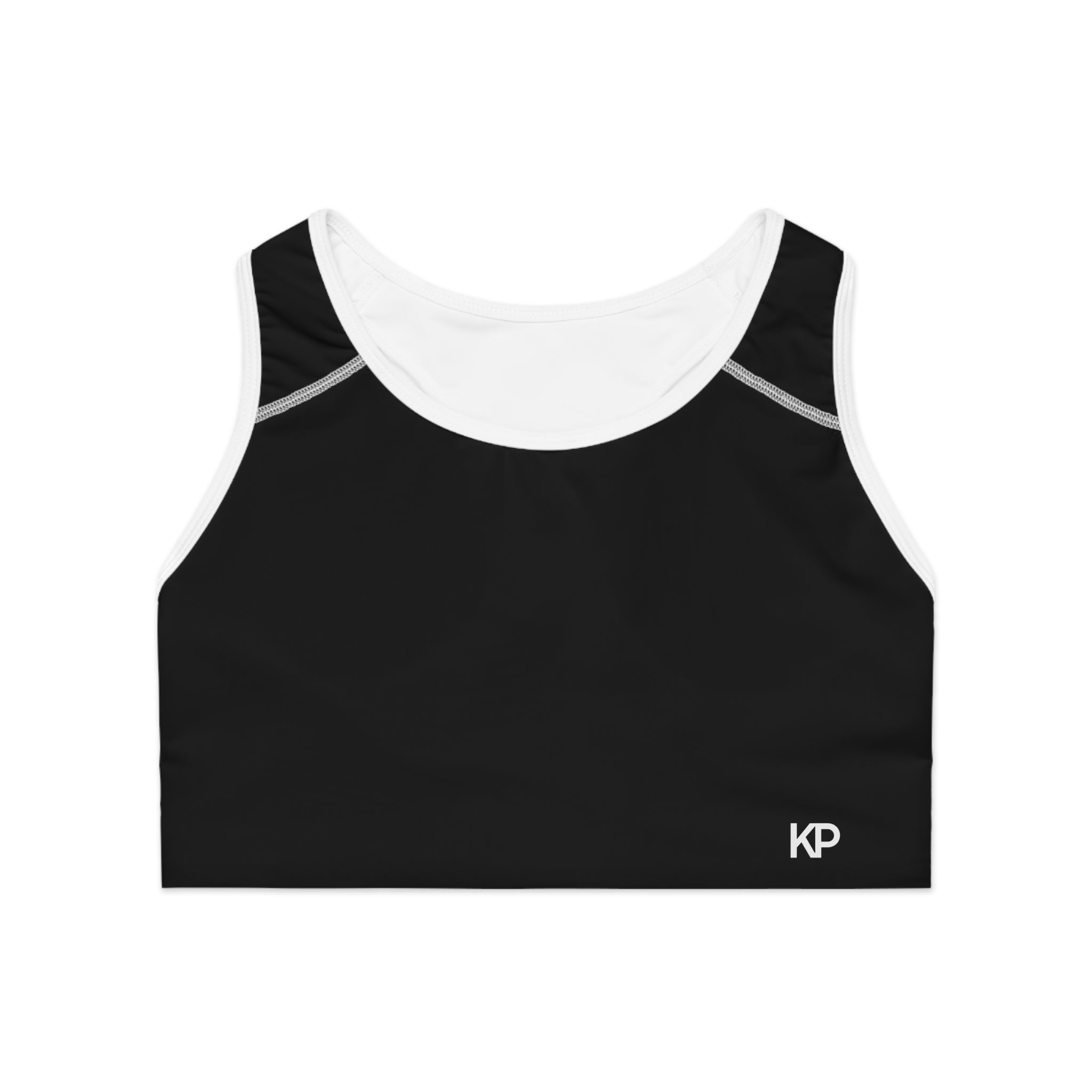 Chic Black Sports Bra for Active Women – Comfort & Style for Every Workout
