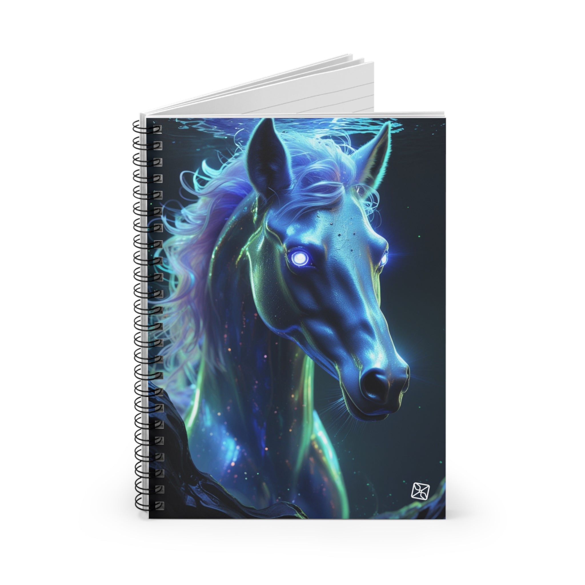 Mystical Horse Spiral Notebook - Ruled Lines for Dreamers