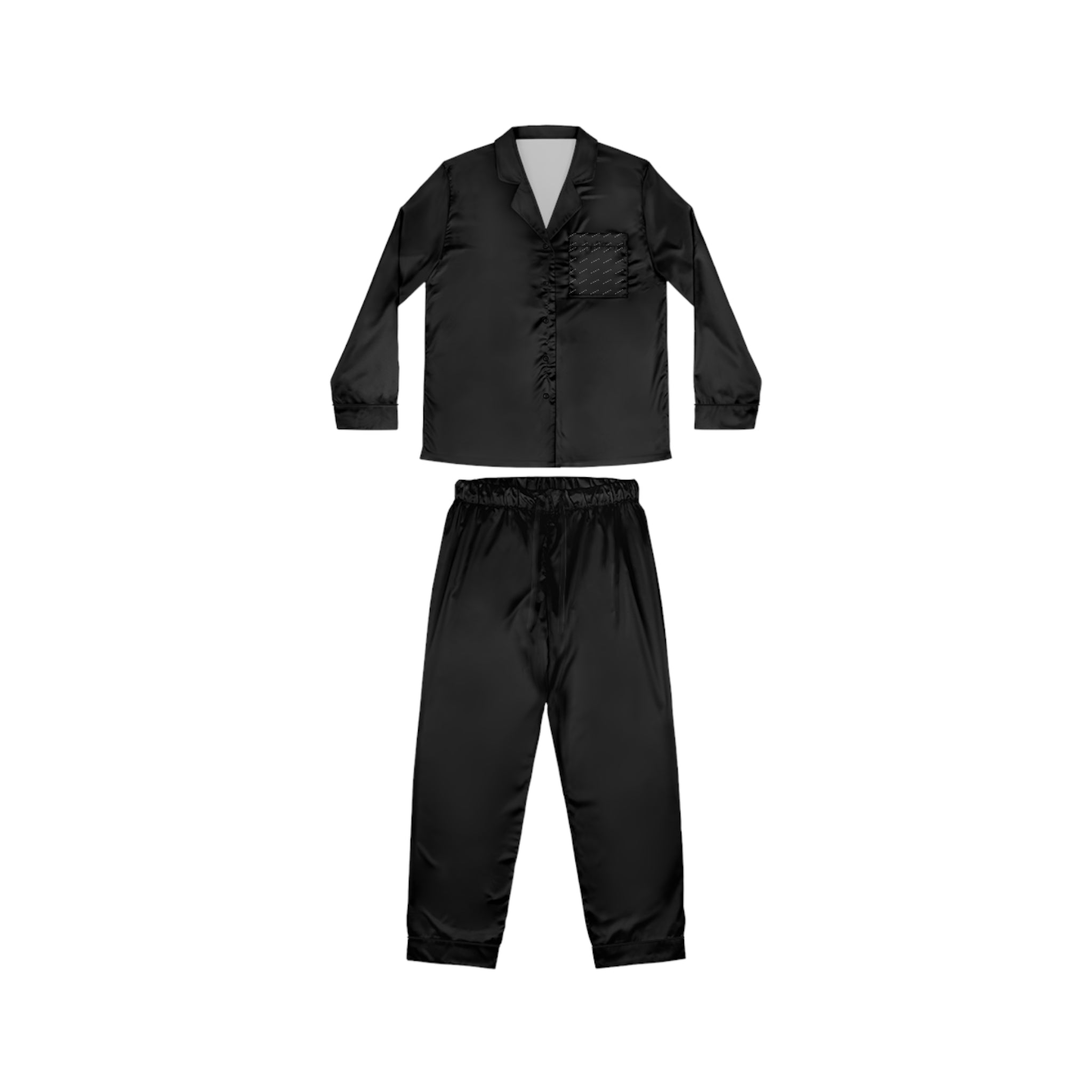 Luxury Black Satin Pajamas for Women - Stylish Sleepwear