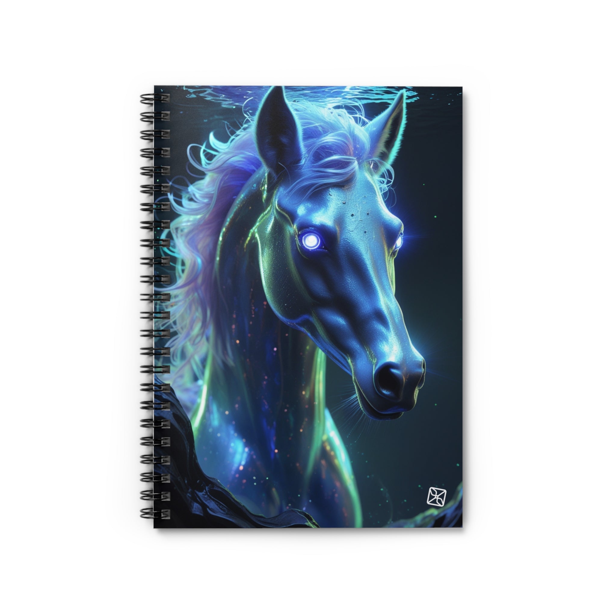 Mystical Horse Spiral Notebook - Ruled Lines for Dreamers