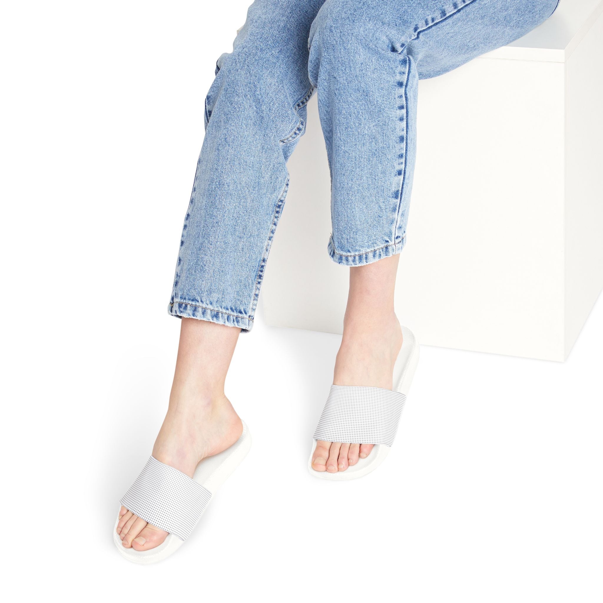 Comfortable Women’s Slide Sandals - Removable Strap Design